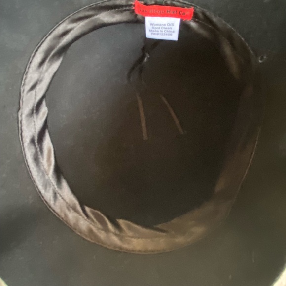 San Diego Hat Co.-Womens Wool Elegant Feminine Black Bow Evening Hat - Picture 9 of 13